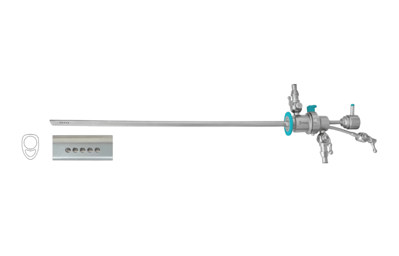 Hysteroscope with Operating Channel