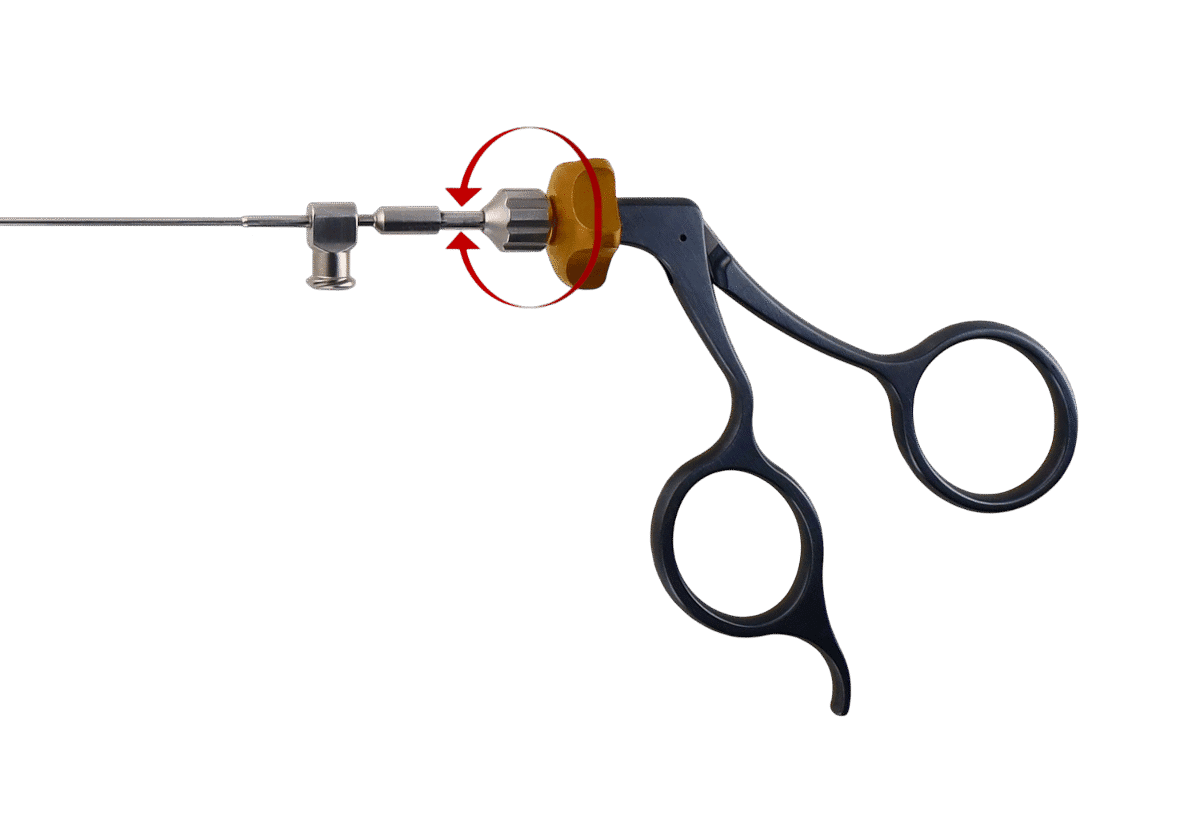 Piruetto - Fully rotating micro-instruments